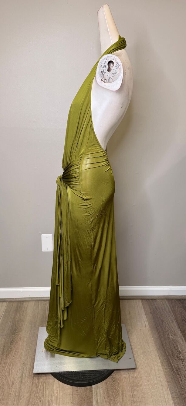 Lovers and Friends CORALIE EVENING DRESS IN CHARTREUSE Size Small $278 - Picture 8 of 9